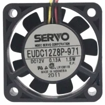 Servo EUDC12Z8P-971 12V 0.13A 1.5W 3 Wires Cooling Fan