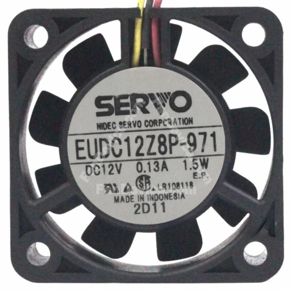 Servo EUDC12Z8P-971 12V 0.13A 1.5W 3 Wires Cooling Fan