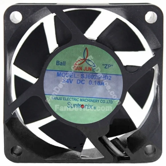 SAN JUN SJ6025HD2 24V 0.18A 2 / 3 Wires Axial Cooling Fan