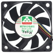 Protechnic MGT6012YB-W15 12V 0.37A 4 Wires Axial Cooling Fan