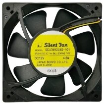 Servo SCUDM12B4S-101 12V 4.5W 3 Wires Axial Cooling Fan
