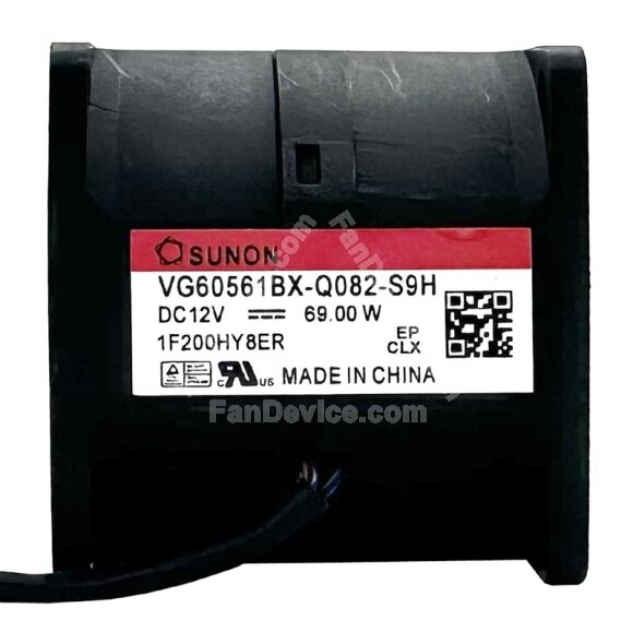 Sunon VG60561BX-Q082-S9H 12V 69.00W Axial Cooling Fan