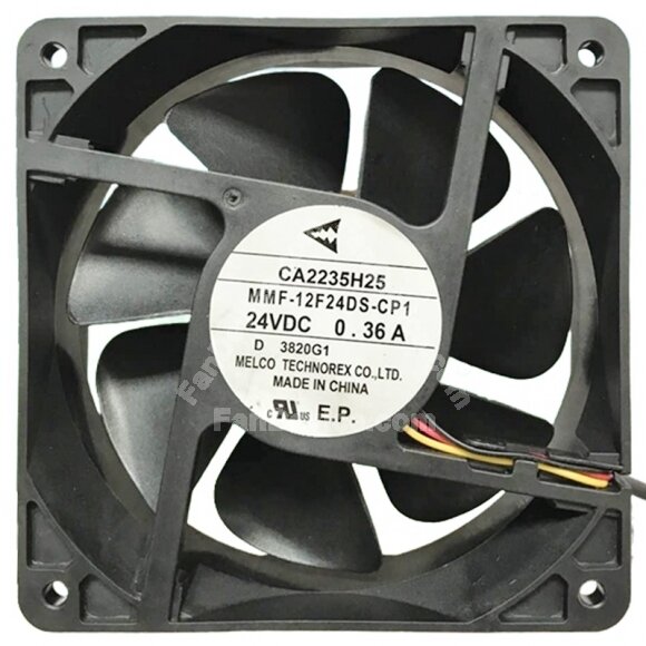 Mitsubishi MMF-12F24DS-CP1 24V 0.36A 3 Wires Cooling Fan