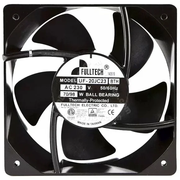 FULLTECH UF-20JC23 BTH 230V 70/98W Thermally Protected Cooling Fan