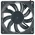 RUNDA RS8015B12VH-A DC 12V 0.30A 2 Wires Axial Cooling Fan