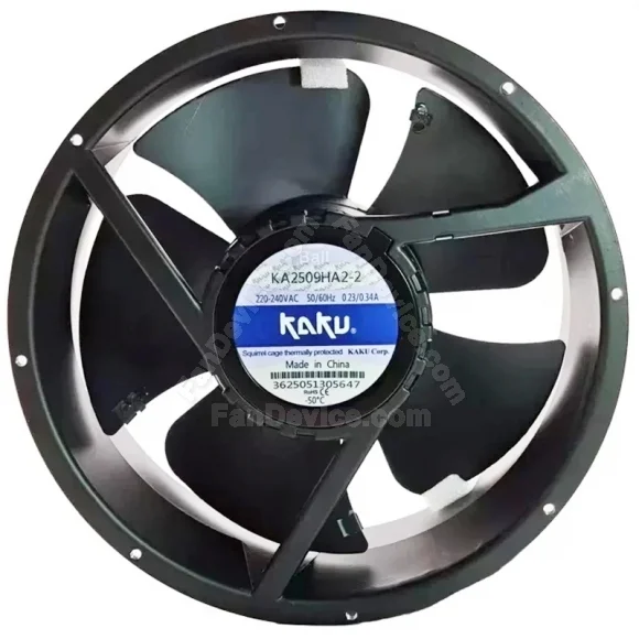 KAKU KA2509HA2-2 220-240V 0.23/0.34A Thermally Protected Cooling Fan