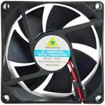XING XIN DA XXD802012VH 12V 0.20A DC Brushless 2 Wires Cooling Fan