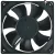 XIN YING JIA RF24S8025H DC 24V 0.15A 2 Wires Axial Cooling Fan