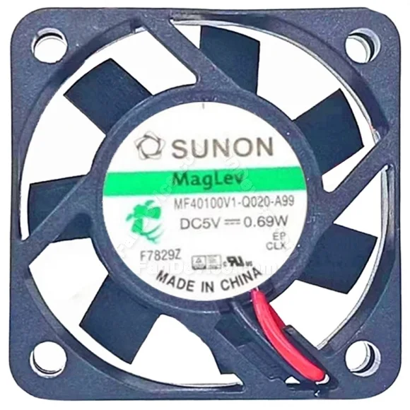 Sunon MF40100V1-Q020-A99 DC 5V 0.69W 2 Wires Maglev Cooling Fan