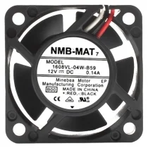 NMB-MAT 1608VL-04W-B59 DC 12V 0.14A 3 Wires Axial Cooling Fan