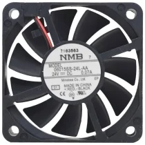 NMB 06015SS-24L-AA DC 24V 0.07A 2 Wires Axial Cooling Fan