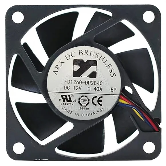 ARX FD1260-DP284C 12V 0.40A 4 Wires PWM Axial Cooling Fan