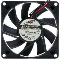 ADDA AD0812MB-D90 12V 0.20A DC Brushless 2 Wires Axial Cooling Fan