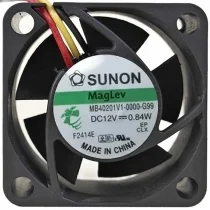 Sunon MB40201V1-0000-G99 DC 12V 0.84W 3 Wires Maglev Cooling Fan