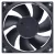 Magic MGT8012UB-O25 DC 12V 0.66A 3 Wires Axial Cooling Fan