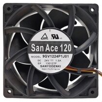 Sanyo Denki 9GV1224P1J01 DC 24V 1.5A 2 Wires / 3 Wires / 4 Wires Axial Cooling Fan