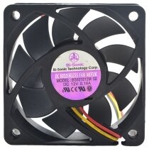 Bi-Sonic BS601512M DC 12V 0.16A 3 Wires Brushless Axial Cooling Fan
