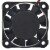 ICFAN F4010AN-12PCW DC 12V 0.08A 2 Wires 4010 Axial Cooling Fan