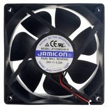 JAMICON JF1238B2HR-R DC 24V 0.32A Dual Ball Bearing Axial Cooling Fan