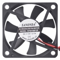 SANONDA KF6010M12R DC 12V 0.17A 2 Wires Brushless Axial Cooling Fan