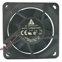 Delta LFB0612HD DC 12V 0.14A 3 Wires Brushless Axial Cooling Fan