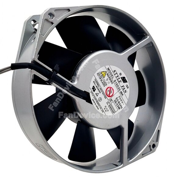 STYLE FAN S15D20-MK AC 200V 35/33W Ball Bearing Thermal Protected Cooling Fan
