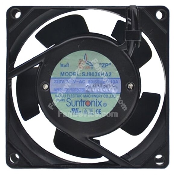SAN JUN SJ8038HA2 AC 220V-240V 0.10A Impedance Protected Cooling Fan