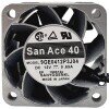 Sanyo Denki 9GE0412P3J04 DC 12V 0.65A 2 Wires 4028 Axial Cooling Fan