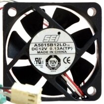 SEI A5015B12LD DC 12V 0.13A 2 Wires / 3 Wires Axial Cooling Fan