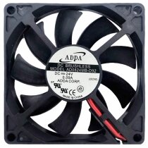 ADDA AD0824MB-D92 DC 24V 0.09A 2 Wires Brushless Axial Cooling Fan
