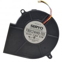 Servo FBDC24H4S-703 DC 24V 0.36A 8.5W 3 Wires Blower Cooling Fan