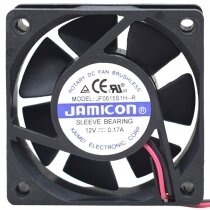 JAMICON JF0615S1H-R DC 12V 0.17A Sleeve Bearing Axial Cooling Fan