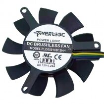 Power Logic PLD05010B12HH DC 12V 0.25A Ball Bearing Axial Cooling Fan