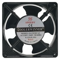 SPEEDY SA12038CA2 AC 220V-240V 0.12/0.10A Ball Bearing Axial Cooling Fan