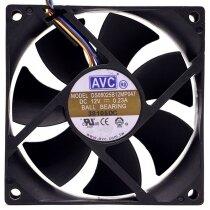 AVC DS08025B12MP047 DC 12V 0.23A Ball Bearing Axial Cooling Fan