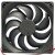 SANONDA KF12025H20S 20V 0.40A 2 Wires DC Brushless Axial Cooling Fan