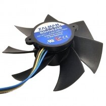 ZALMAN RDH9025B DC 12V 0.23A 4 Wires Ball Bearing PWM Axial Cooling Fan
