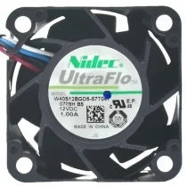 Nidec W40S12BGD5-57T047 DC 12V 1.00A 3 / 4 Wires Axial Cooling Fan