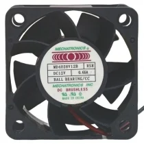 MECHATRONICS MD4028V12B RSR 12V 0.65A 2 Wires Ball Bearing Cooling Fan