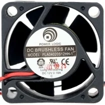 POWER LOGIC PLA04020S12HH-1 12V 0.18A DC Brushless 2 Wires Cooling Fan