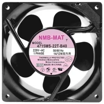 NMB-MAT 4715MS-22T-B40 220V 14/12W 1 PHASE Thermal Protected Cooling Fan