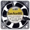 Sanyo 109L0648G405 DC 48V 0.07A 3 Wires Axial Cooling Fan