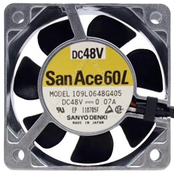 Sanyo 109L0648G405 DC 48V 0.07A 3 Wires Axial Cooling Fan
