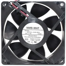 NMB-MAT 3610VL-04W-B20 DC 12V 0.24A 2 Wires Axial Cooling Fan