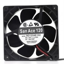 Sanyo Denki San Ace 120 9G1224E102 DC 12V 0.34A 2 Wires / 3 Wires / 4 Wires Axial Cooling Fan