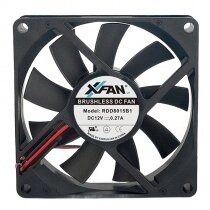 XFAN RDD8015B1 DC 12V 0.27A 8015 Axial Cooling Fan