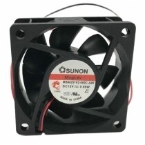 Sunon MB60251V2-000C-A99 DC 12V 0.89W 2 Wires Axial Cooling Fan