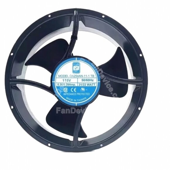 ORION FANS OA254AP-11-1 TB AC 115V 0.30/0.29Amp 31/33W Axial Cooling Fan