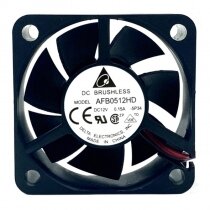 Delta AFB0512HD DC 12V 0.15A 2 Wires / 3 Wires Axial Cooling Fan