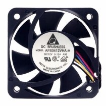 Delta AFB0412VHA-A DC 12V 0.12A 2 Wires / 3 Wires / 4 Wires Axial Cooling Fan